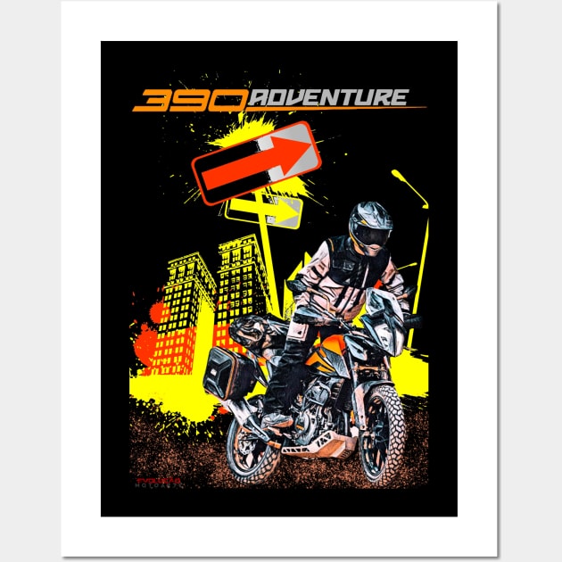 390 super adenture Wall Art by EvolutionMotoarte